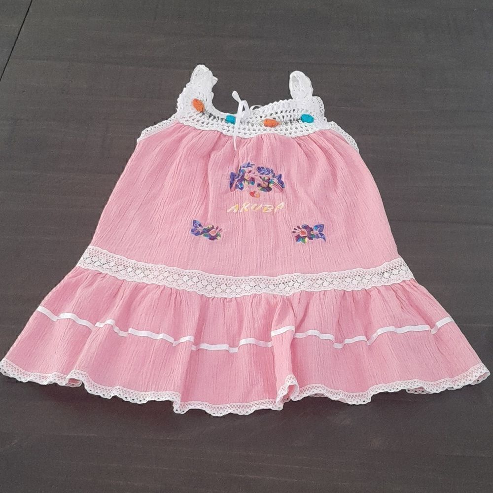 Little girls dress great condition handmade lace details